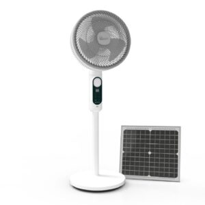 POWERLITE Rechargeable Solar Fan 18inch. (With Panel) inside