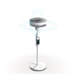 POWERLITE 14inch Rechargeable 360 Air circulation Solar Fan (With Panel Included)