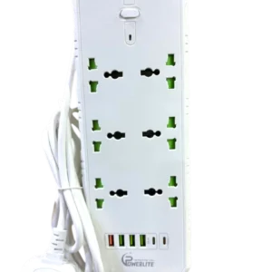 Powerlite 6in1 40W Type C Surge Socket